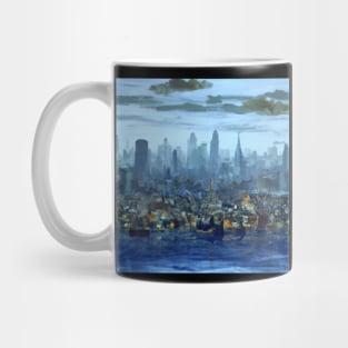 A city skyline Mug